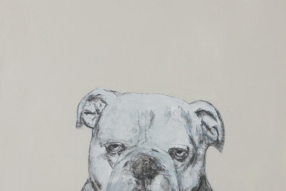 Hund 100 x 70 cm 2